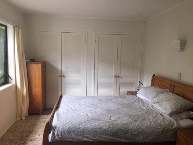  This is a good sized double room with ensuite private bathroom and comes fully furnished. This includes a double bed, sideboards and tallboy dresser. There is good storage, with double built-in wardrobe.